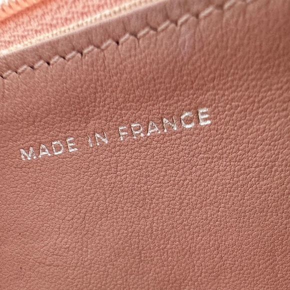 Chanel Pink Lambskin Classic Wallet on Chain - Picture 12 of 14